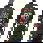 Daddy's Home Ugly Christmas Sweater Men's T-shirt Back Print