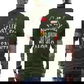 Christmas Most Likely To Go Fishing With Santa Men's T-shirt Back Print
