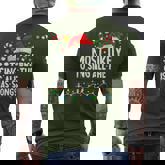 Most Likely To Sing All The Christmas Songs Christmas Singer Men's T-shirt Back Print