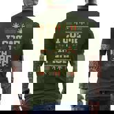 I Come In Peace Merry Christmas Xmas Couples Matching Ugly Men's T-shirt Back Print