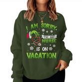 Christmas I Am Sorry The Nice Nurse Is On Vacation Women Sweatshirt