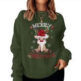 Merry Christmas Reindeer Xmas Family Women Women Sweatshirt