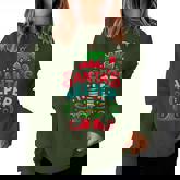 Santa's Helper Christmas Pajama Costume Xmas Elf Men Women Sweatshirt