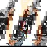 Giraffe Woman Colorful Watercolor Giraffe Women Tank Top