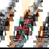 Sorry Santa I've Been Feral Groovy Xmas Christmas Women Tank Top