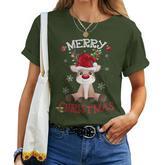 Merry Christmas Reindeer Xmas Family Women Women T-shirt