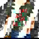 Sorry Santa I've Been Feral Groovy Xmas Christmas Women T-shirt