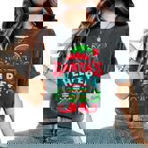 Santa's Helper Christmas Pajama Costume Xmas Elf Men Women's Oversized Comfort T-Shirt