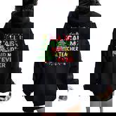 Merry Xmas Christmas Tree All Is Calm Said No Teacher Ever Women Oversized Hoodie Back Print
