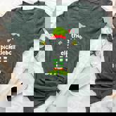 The Pickleball Elf Christmas Grandma Pajama Grandpa Xmas Bella Canvas T-shirt