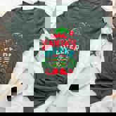 Santa's Helper Christmas Pajama Costume Xmas Elf Men Bella Canvas T-shirt