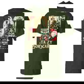 Christmas Vibes Xmas Skeleton Sorta Merry Sorta Scary Gothic T-Shirt