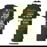 I Come In Peace Merry Christmas Xmas Couples Matching Ugly T-Shirt