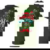 Santa's Helper Christmas Pajama Costume Xmas Elf Men T-Shirt