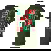 Sorry Santa I've Been Feral Groovy Xmas Christmas T-Shirt