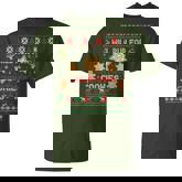 Will Run For Christmas Cookies Gingerbread Lover Ugly Xmas T-Shirt