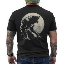 FerociTees 'Wolf Ruth' Men's T-Shirt - Funny Wolf Quote Graphic Tee, Navy Blue, Medium - View #6