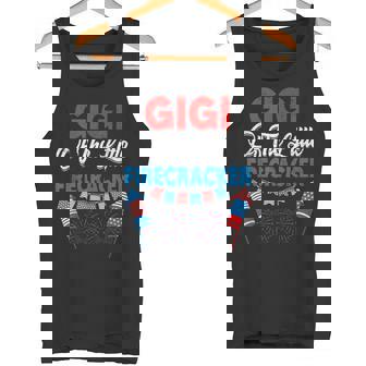 4th Of July Birthday Gigi Of The Little Firecracker B-Day Tank Top Tank Top - Monsterry