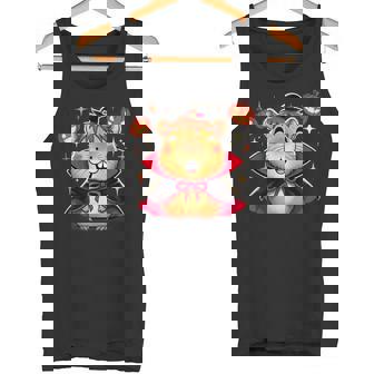 Adorable Hamster Baby Halloween Outfit Vampire Jackolantern Tank Top - Monsterry