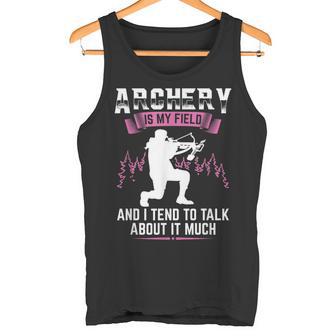 Archery Ist Mein Ding Archers Slogan Tank Top - Geschenkecke