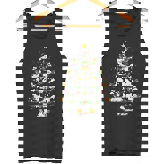 Arctic Hare Animal Lover Lighting Arctic Hare Christmas Tree Premium Tank Top - Monsterry