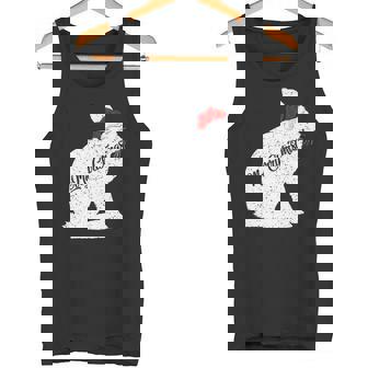 Arctic Hare Animal Lover Santa Hat Arctic Hare Christmas Premium Tank Top - Monsterry