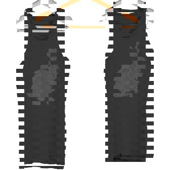 Arctic Hare Distressed Print Vintage Arctic Hare Tank Top Tank Top - Monsterry