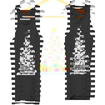 Arctic Hare Xmas Decoration Santa Arctic Hare Christmas Tree Tank Top - Monsterry