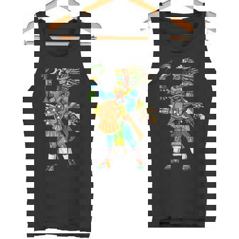 Aztec God Huitzilopochtli Ancient Mayan Mythology Gods Tank Top - Monsterry
