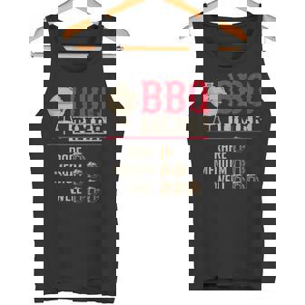 BBQ Meat Cooking Timer Beer Grill Chef Barbecue Tank Top Tank Top - Monsterry