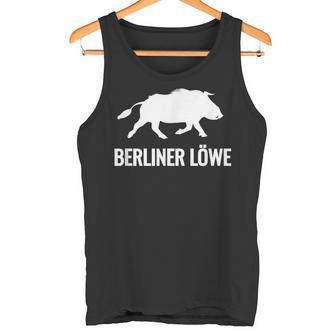 Berliner Löwe Wildschwein Geschenkidee Tank Top - Geschenkecke