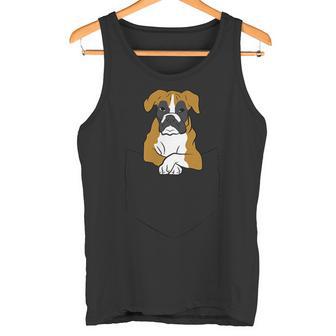 Boxer Dog In Bag Boxer Dog In Bag Dog Boxer Tank Top - Geschenkecke