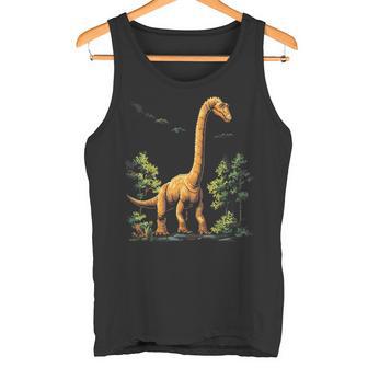 Brachiosaurus Dinosaur Motif Illustration Brachiosaurus Tank Top - Geschenkecke