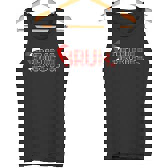 Bruh Christmas Plaid Teens Boys Kids Xmas Pajamas Tank Top - Monsterry