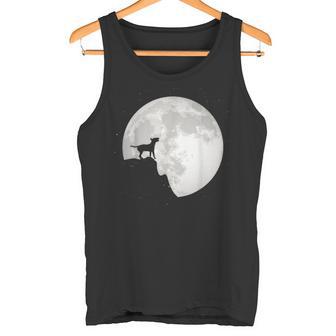 Bull Terrier Dog Portrait Dog Portrait Moon Tank Top - Geschenkecke