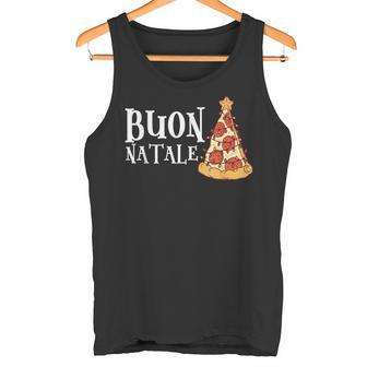 Buon Natale Christmas Italy Pizza Tank Top - Geschenkecke