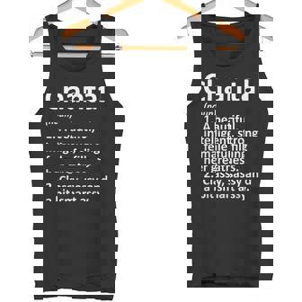 CHANTAL Definition Personalized Name Christmas Tank Top - Monsterry