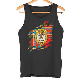 Chattan-Clan-Wappen Und Schottenkaro Schottischer Nachname Tank Top - Geschenkecke