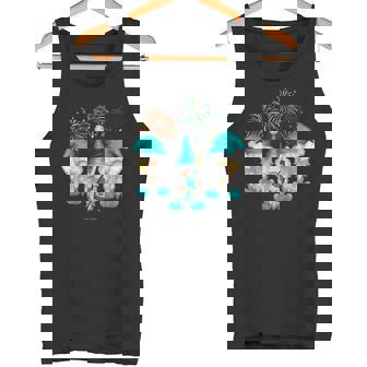 Cheers To A New Year Gnome Champagne New Years Eve NYE Party Tank Top - Monsterry