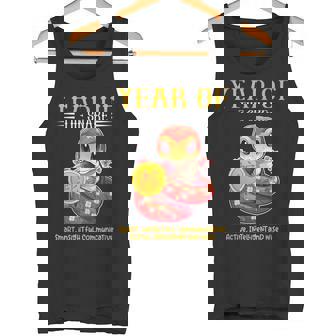 Chinese Year Of Snake 2025 Zodiac Sign Happy Lunar New Year Tank Top - Monsterry