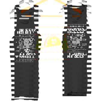 Christmas Jingle Bells Taco Shells Xmas Tacos Lover Tank Top - Monsterry