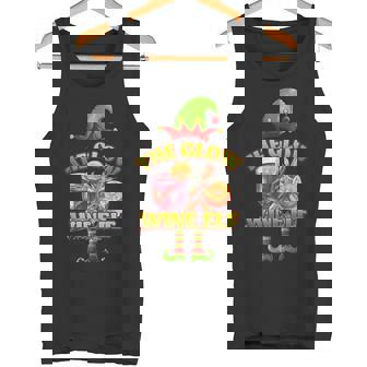 Christmas Market THE GLOW WINE ELF Mulled Wine Tank Top Tank Top - Monsterry
