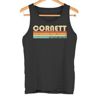 Cornett Last Name Retrointage 80S 90S Birthday Meeting Tank Top - Geschenkecke