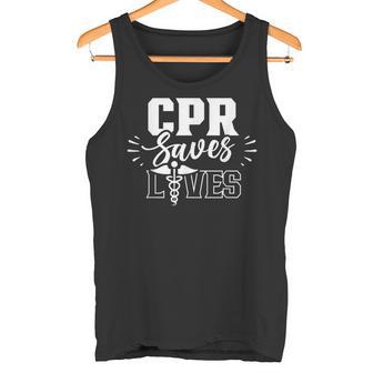 Cpr Rettet Leben Paramedic Emergency Paramedic Profession Tank Top - Geschenkecke