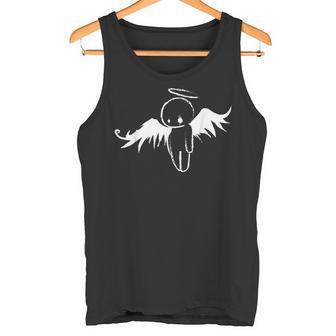 Cute Sad Emo Angel Tank Top - Geschenkecke