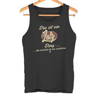 Damen Das Ist Ein Lutz Ding Lustiges Familie Lutz Mit-Ausschnitt Tank Top - Geschenkecke