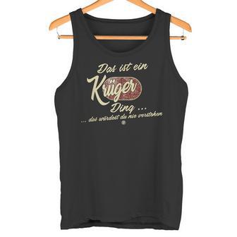 'Das Ist Ein Krüger Ding' Family Tank Top - Geschenkecke