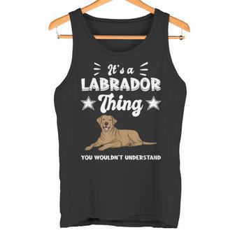 'Das Ist Ein Labrador Ding Labby Brown Labrador Tank Top - Geschenkecke