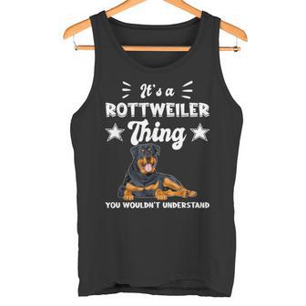 Das Ist Ein Rottweiler Ding Geschenk Rottweiler Tank Top - Geschenkecke