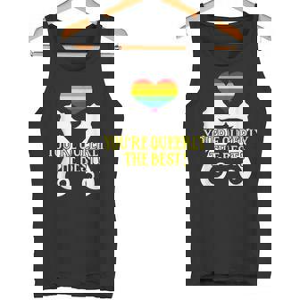Deer Queer AF Viva Vulva Vagitarian Born This Gay LGBTQ Tank Top - Monsterry